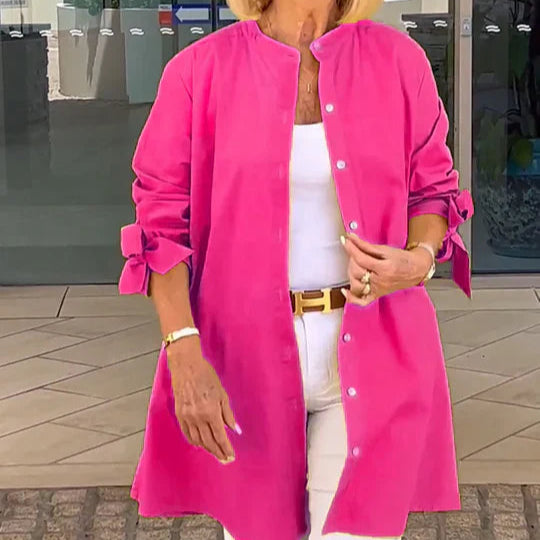 Women's - Stylish Shirt Jacket - Versatile & Trendy Layering Piece - Comfortable for Every Occasion - Fashion Essential