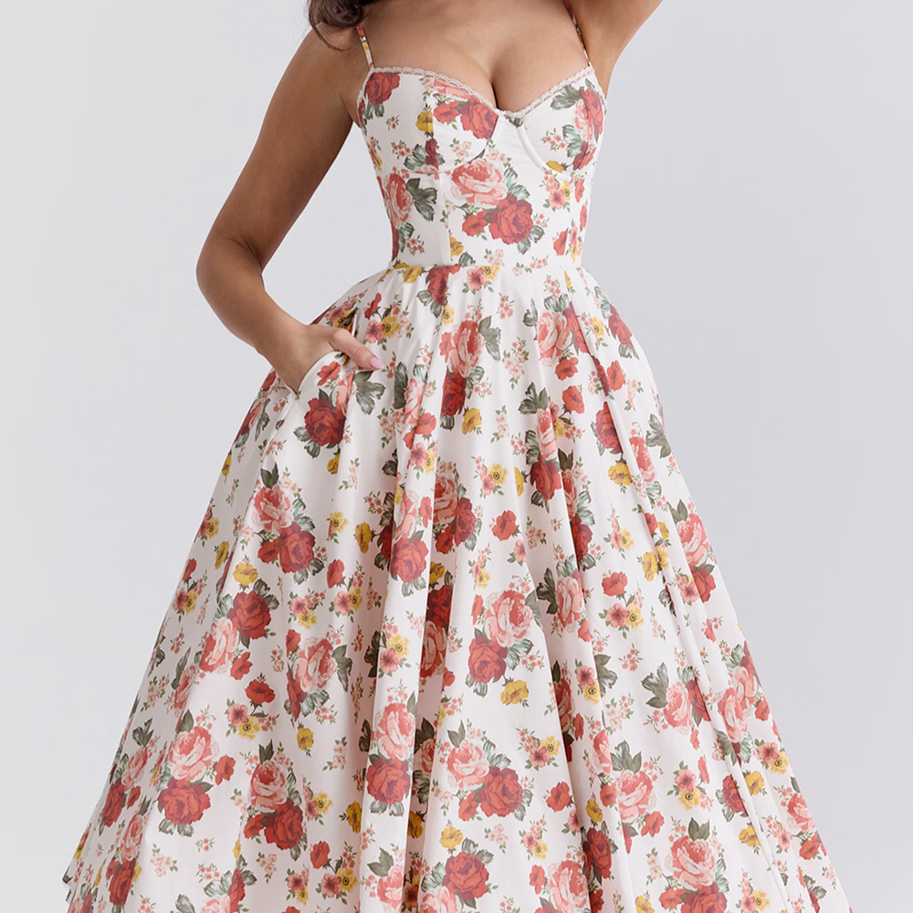 Women's - Elegant Slimming Dress - Lightweight Fabric - Flattering Fit for All Occasions - Timeless Style