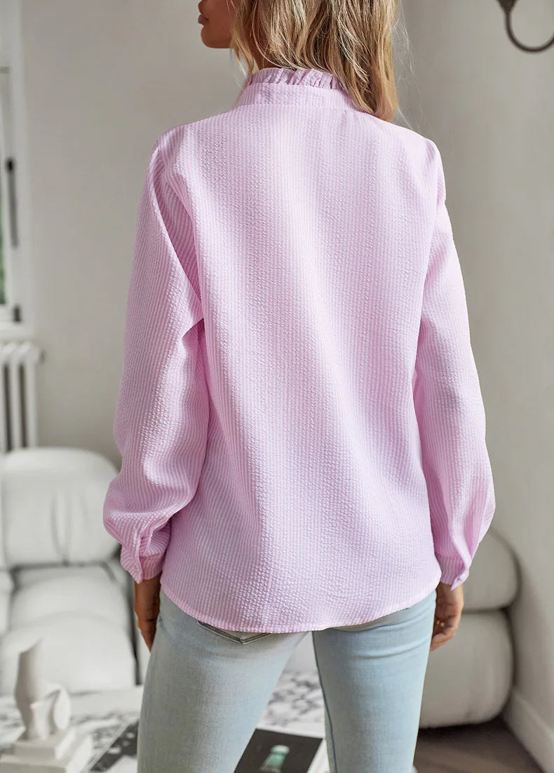 Women's - Elegant Blouse - Stylish and Versatile Top