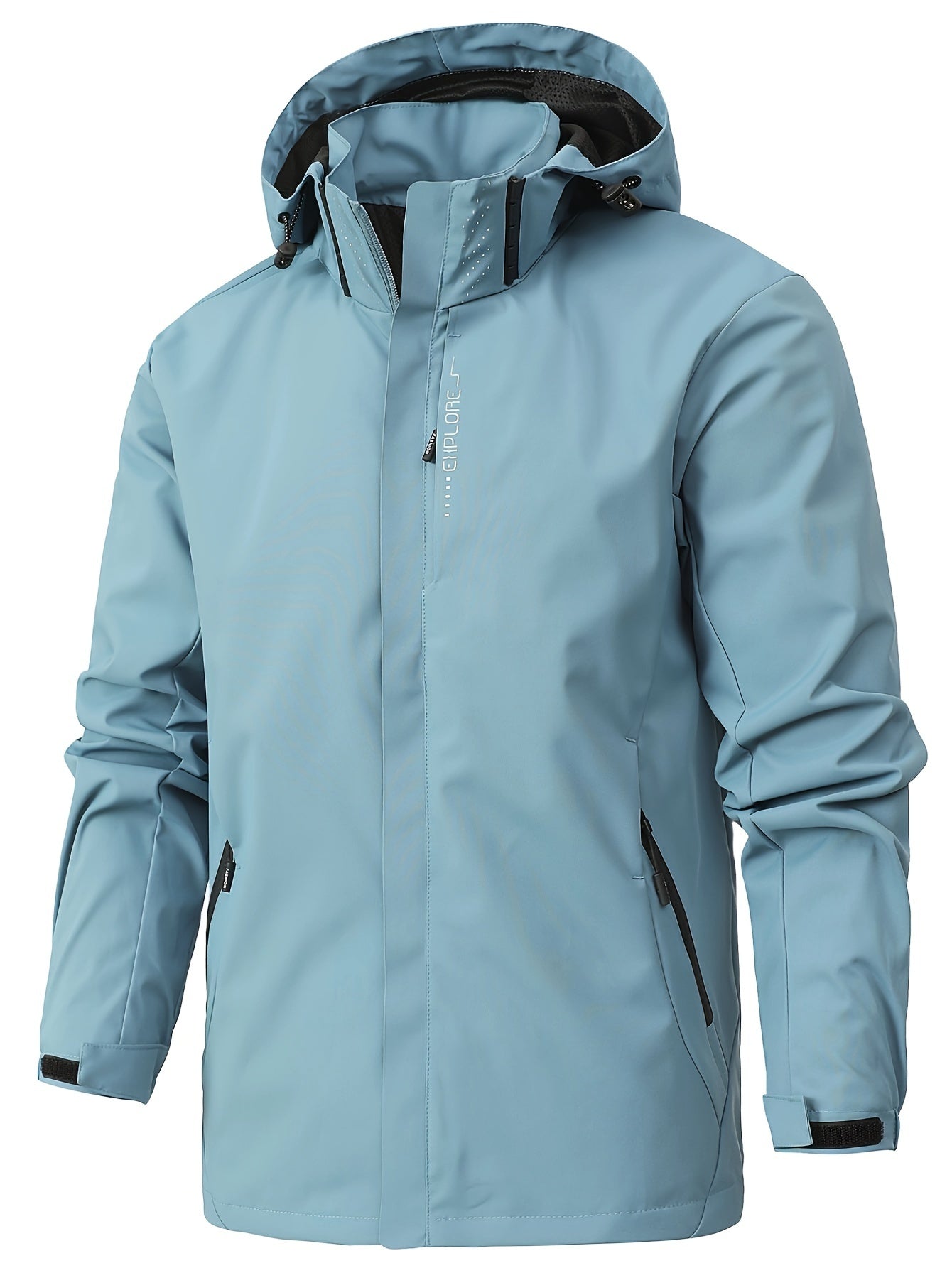 Men's - Hooded Windbreaker - Stylish & Comfortable