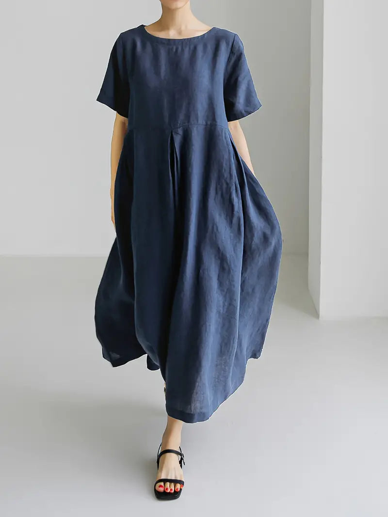 Women's - Elegant Dress - Lightweight Fabric - Ideal for Special Occasions - Timeless Style for Every Wardrobe