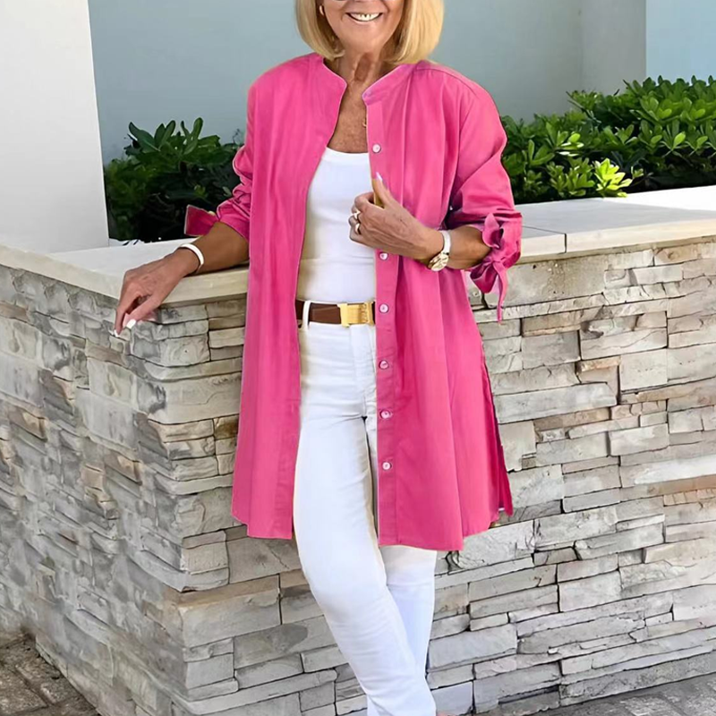 Women's - Stylish Shirt Jacket - Versatile & Trendy Layering Piece - Comfortable for Every Occasion - Fashion Essential
