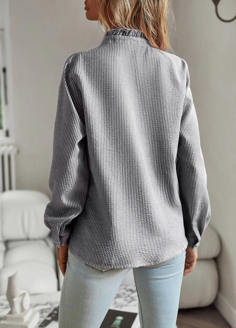 Women's - Elegant Blouse - Stylish and Versatile Top