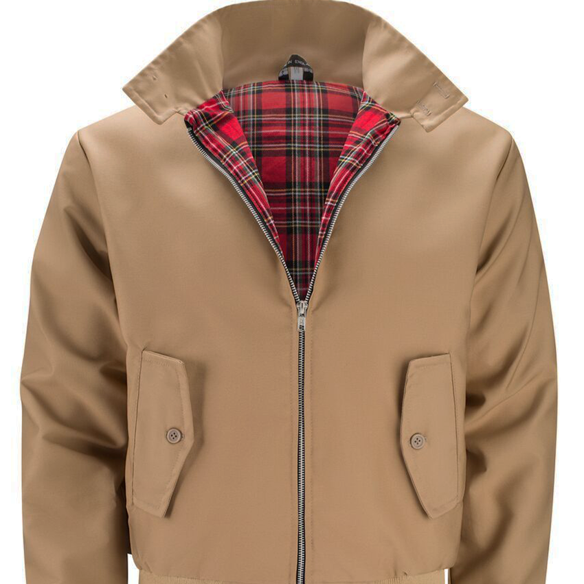 Men's – Harrington Jacket – Lightweight Casual Outerwear – Stylish Design