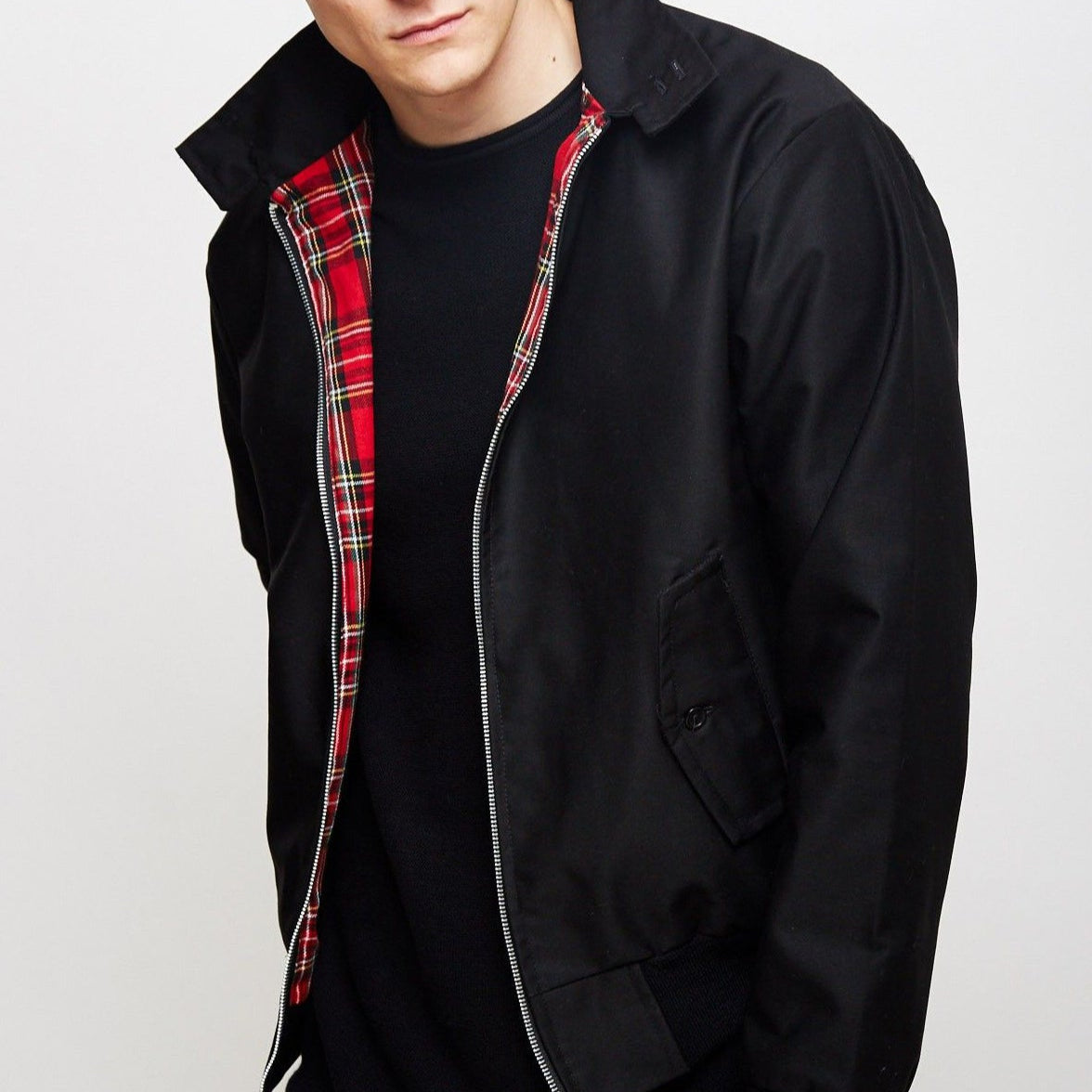 Men's – Harrington Jacket – Lightweight Casual Outerwear – Stylish Design