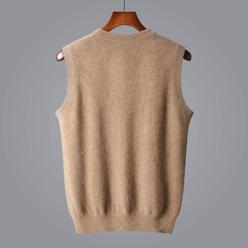 Men's - Wool Vest – Classic Fit, Warm Design – Smart Casual Layering