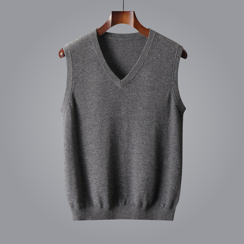 Men's - Wool Vest – Classic Fit, Warm Design – Smart Casual Layering
