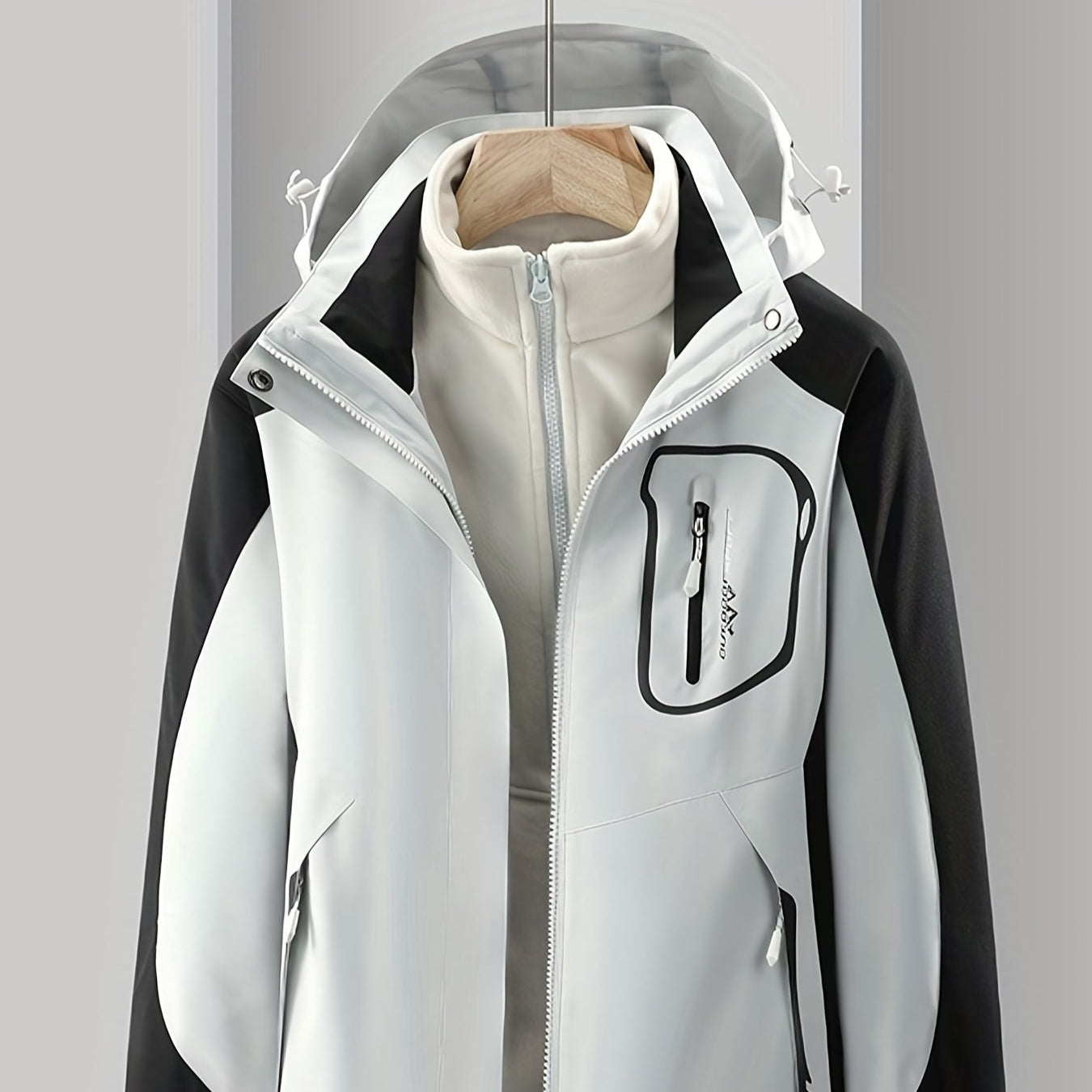 Women's - 3-in-1 Waterproof Jacket - Versatile Protection