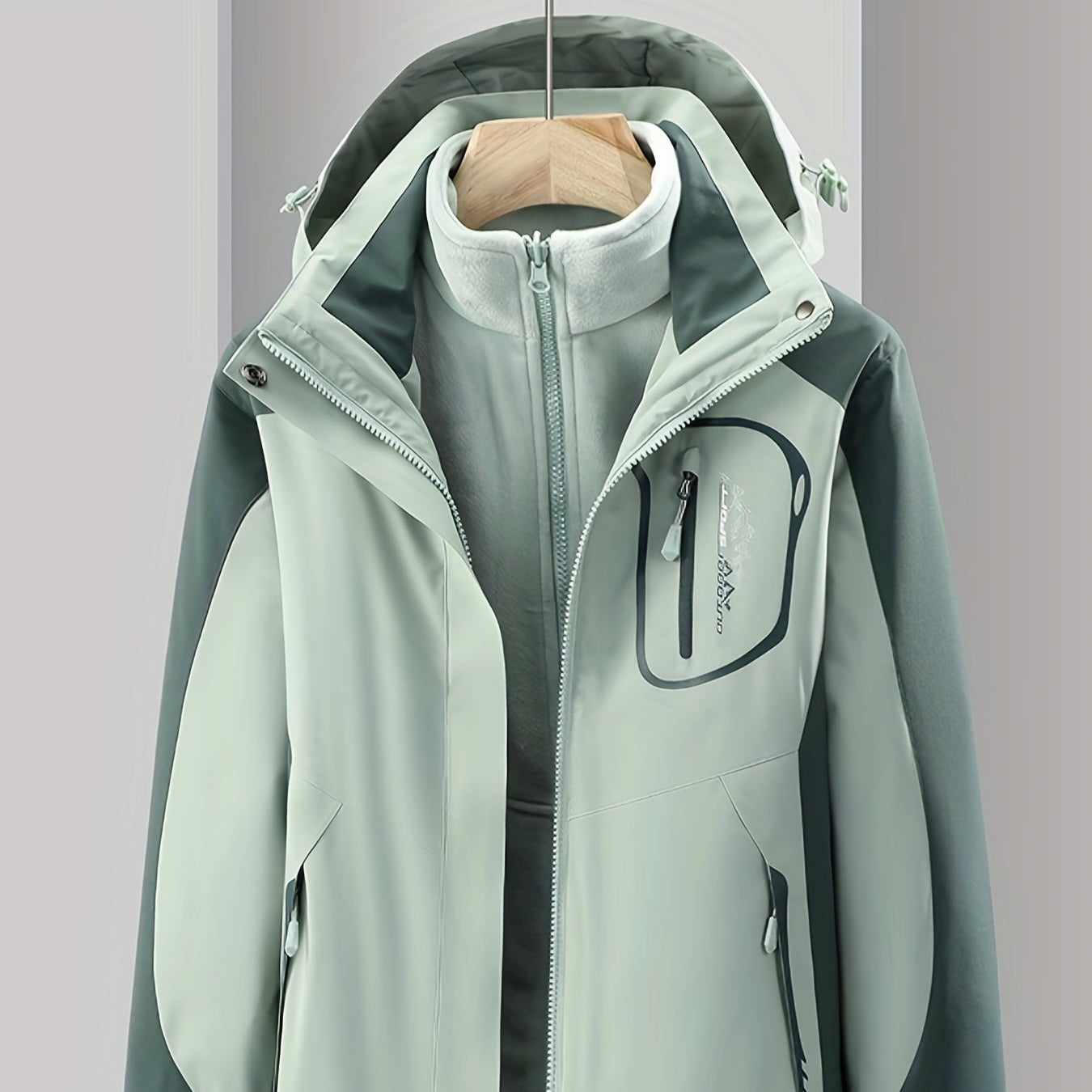 Women's - 3-in-1 Waterproof Jacket - Versatile Protection