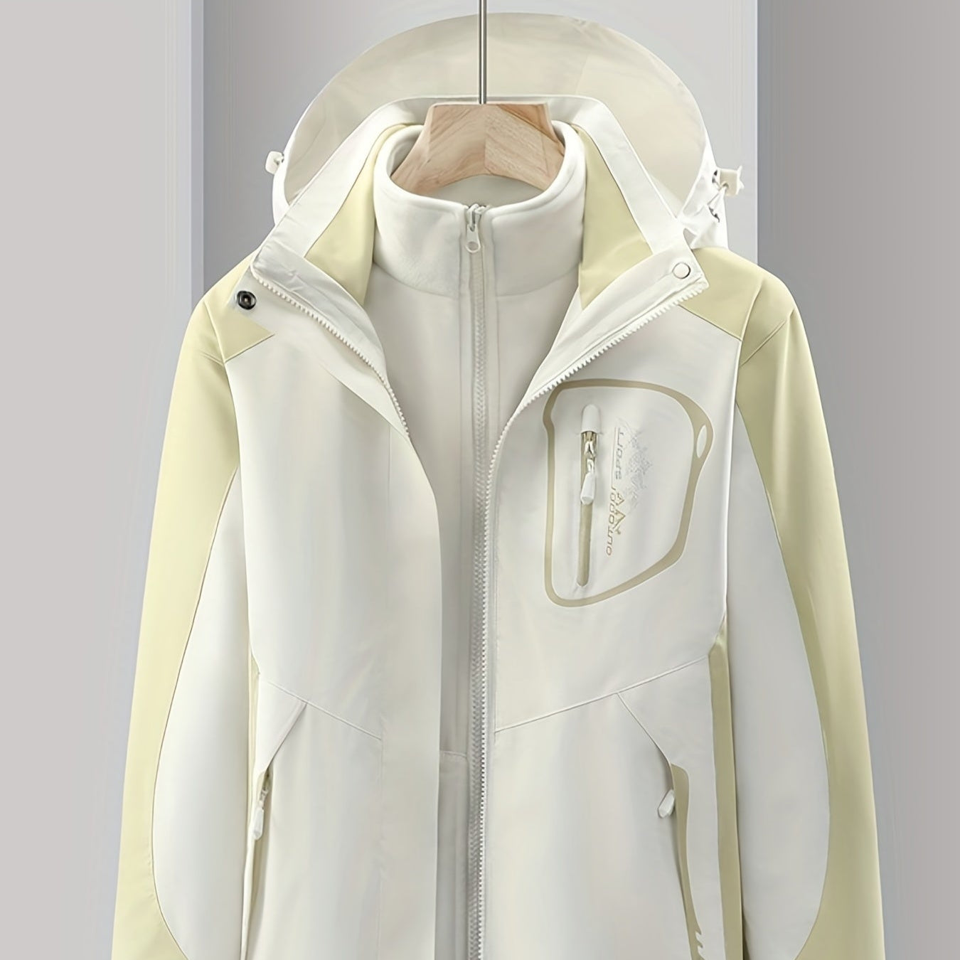 Women's - 3-in-1 Waterproof Jacket - Versatile Protection