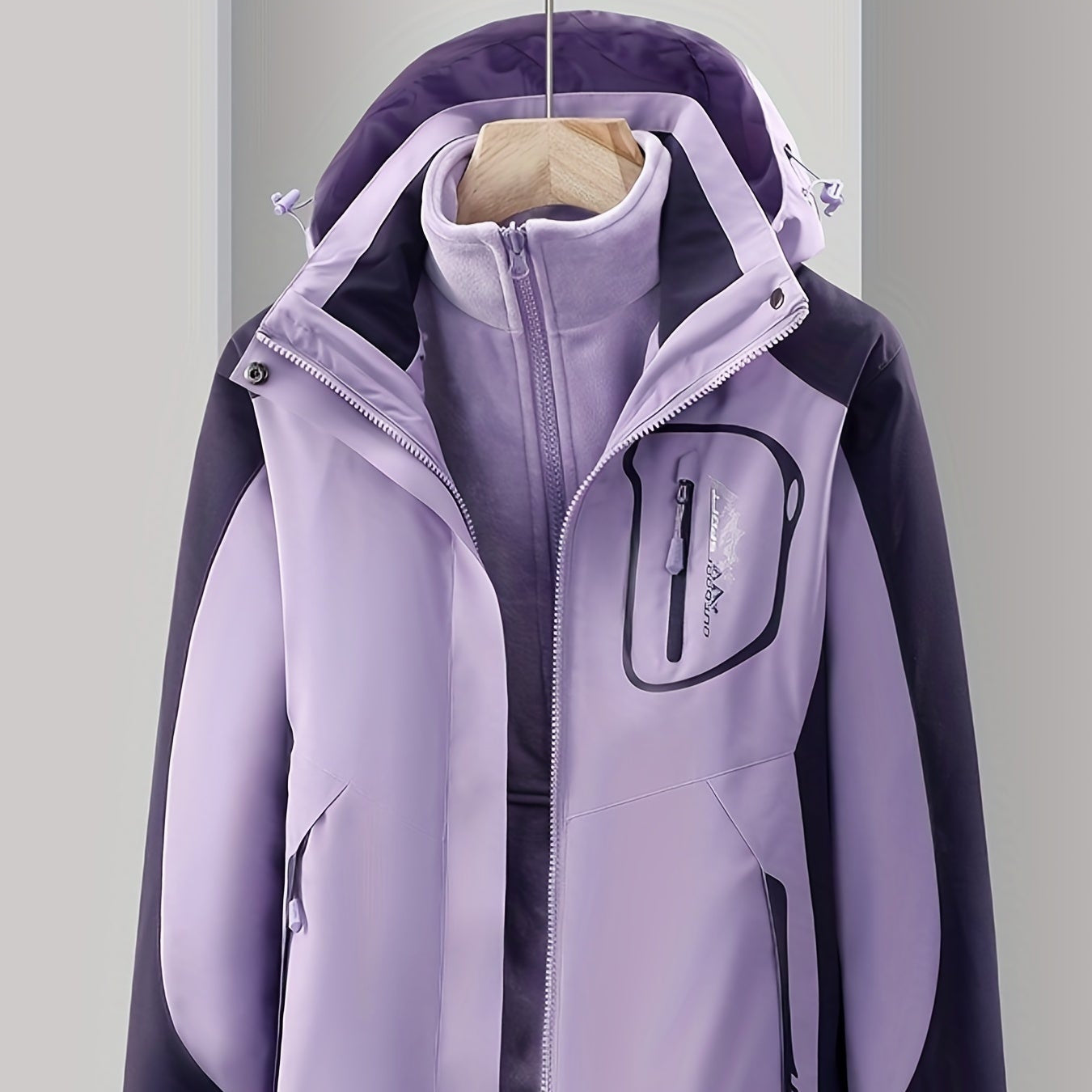 Women's - 3-in-1 Waterproof Jacket - Versatile Protection
