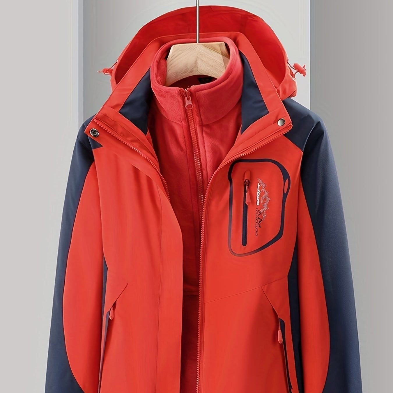 Women's - 3-in-1 Waterproof Jacket - Versatile Protection