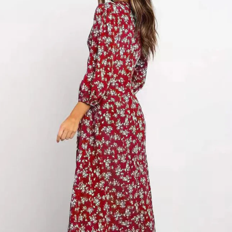 Women's – A-Line Dress – Wrap Look, Flattering Fit