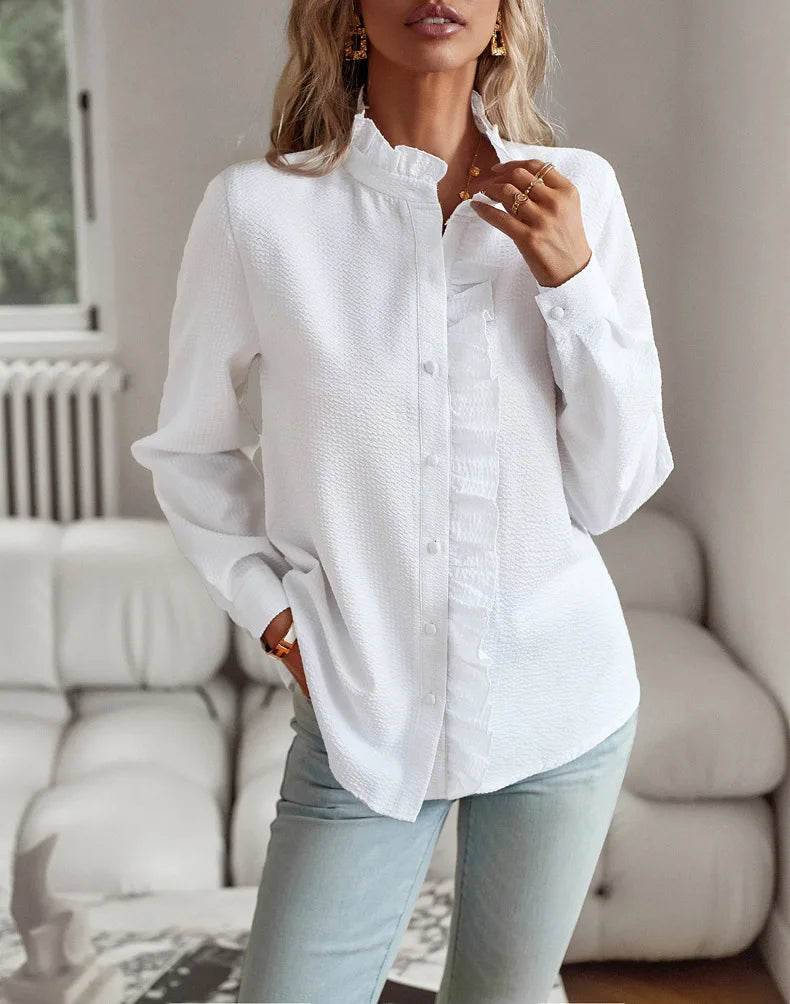 Women's - Elegant Blouse - Stylish and Versatile Top