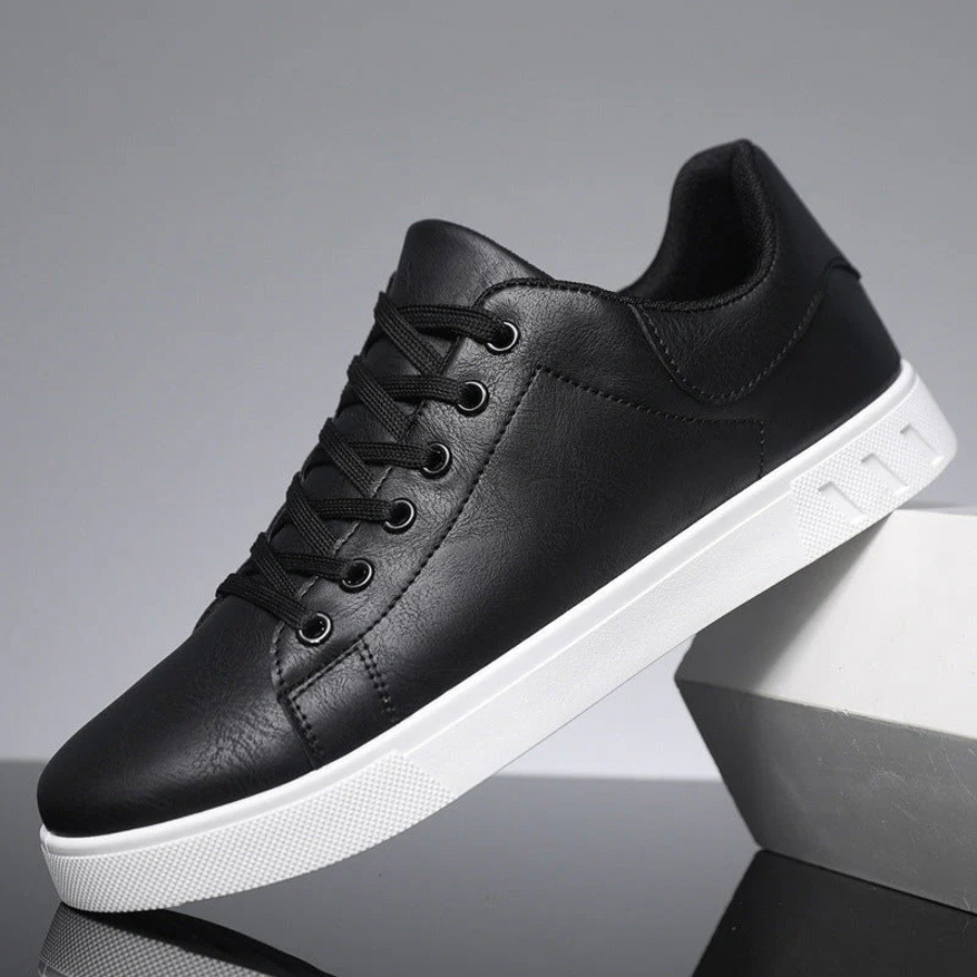 Men's - Stylish Sneakers - Leather - Trendy Footwear