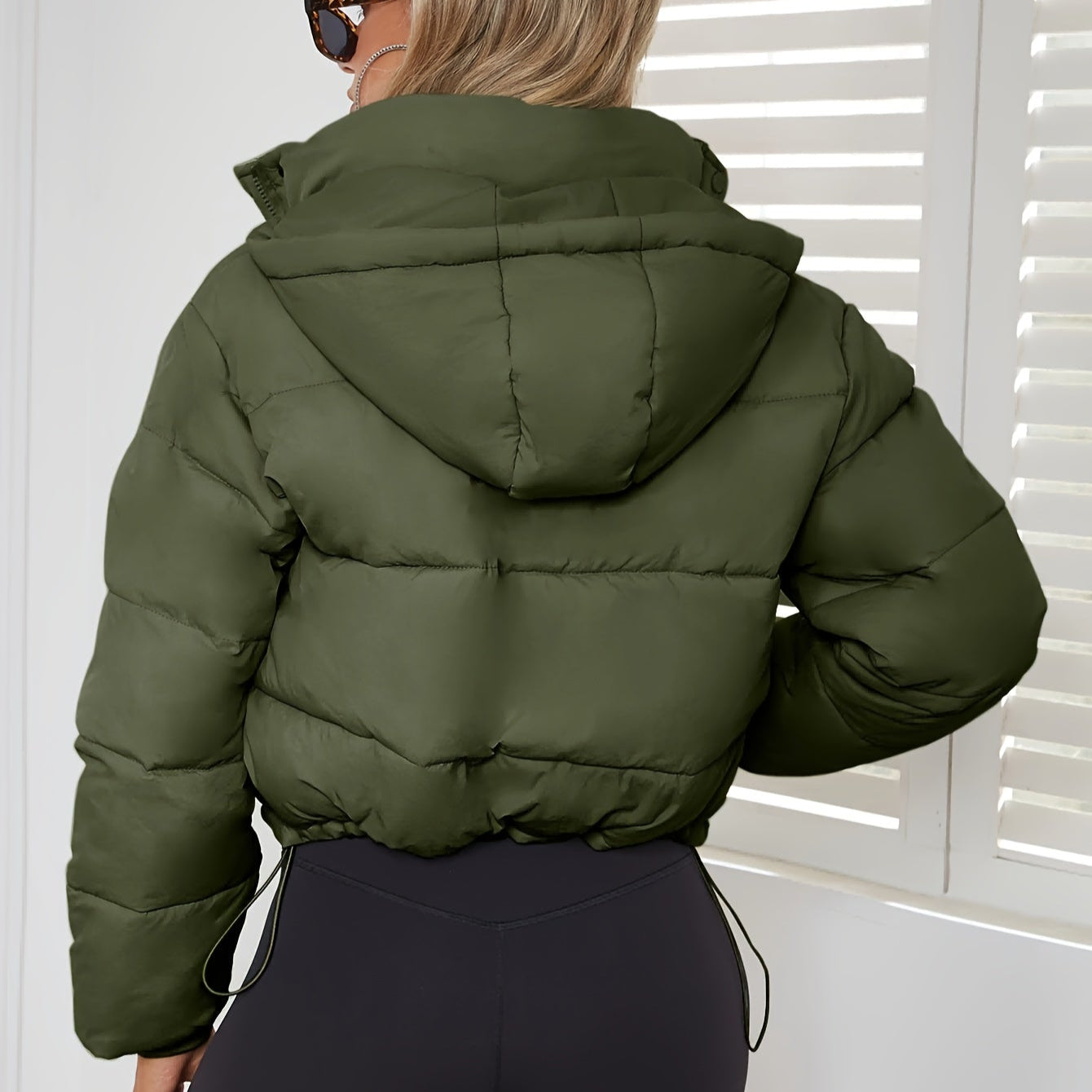 Women's - Short Transition Jacket with Hood - Lightweight & Stylish