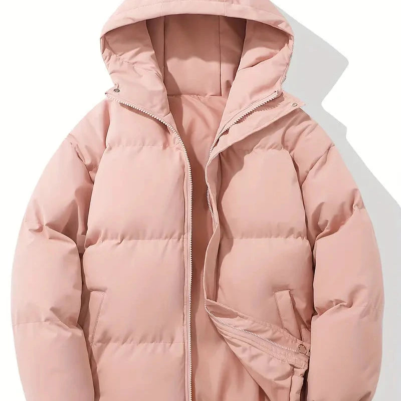 Men's - Winter Puffer Jacket - Warm & Stylish