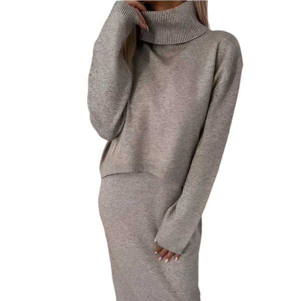 Women's - Minimalistic Knitted Set - Cosy and Stylish - Perfect for Casual Wear