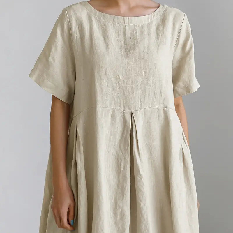 Women's - Elegant Dress - Lightweight Fabric - Ideal for Special Occasions - Timeless Style for Every Wardrobe