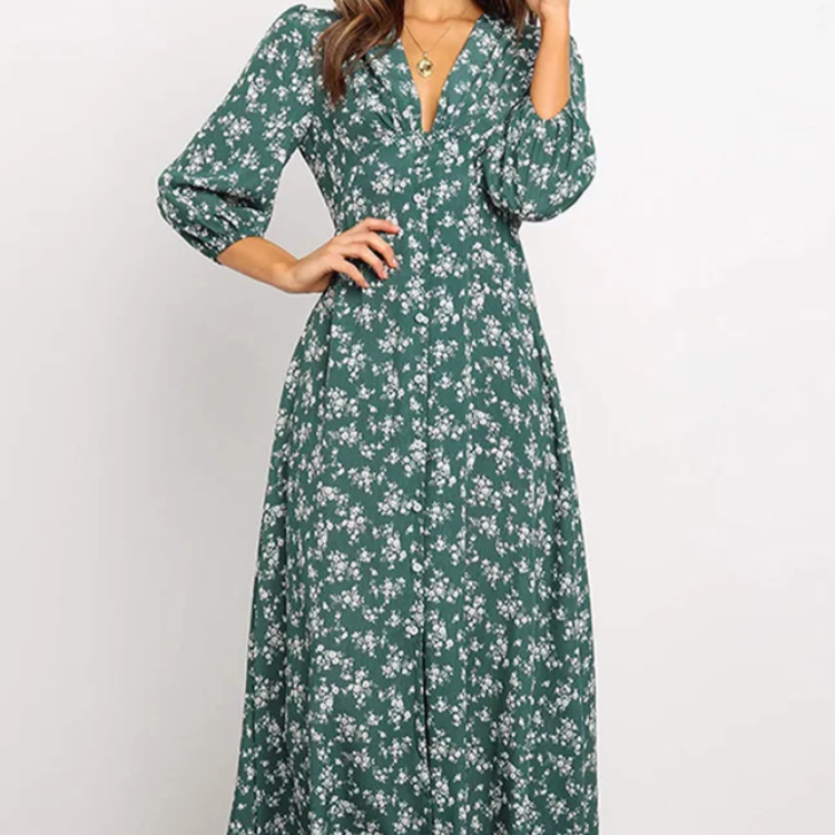 Women's – A-Line Dress – Wrap Look, Flattering Fit
