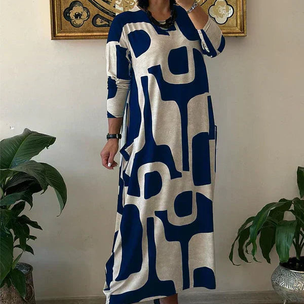 Women's - Elegant Art-Inspired Dress - Comfy, Chic Design - Perfect for Any Occasion - Effortless Fashion Statement