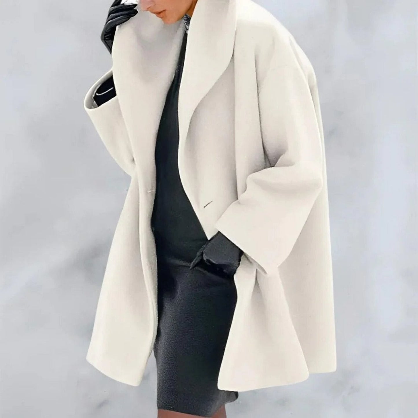 Women's - Winter Coat - Elegant Tailored Design - Chic Outerwear for Autumn and Winter