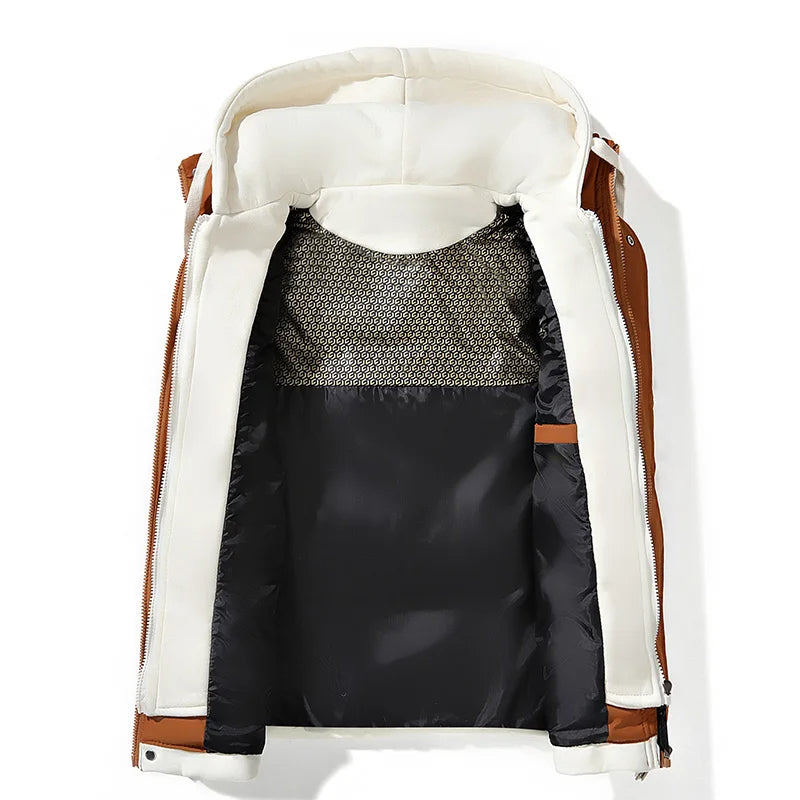 Men's - Soft Shell Hooded Puffer Gilet - Lightweight & Stylish Outerwear