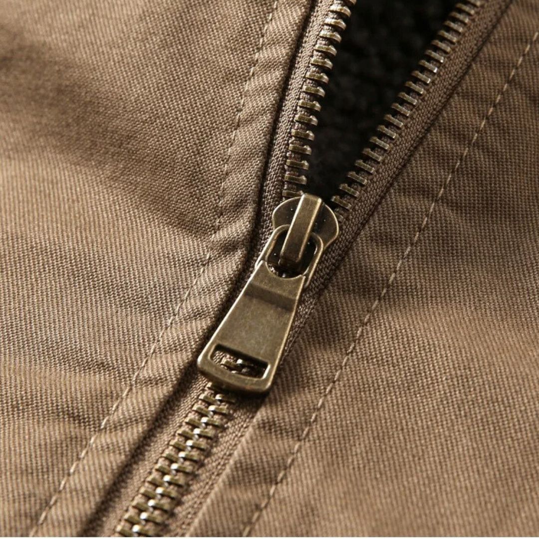 Men's - Jacket - Warm Wool-Lined - Stylish Winter Outerwear for Comfort