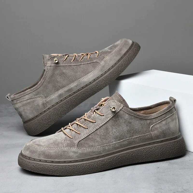 Men - Sneakers - Suede Look - Casual Fit