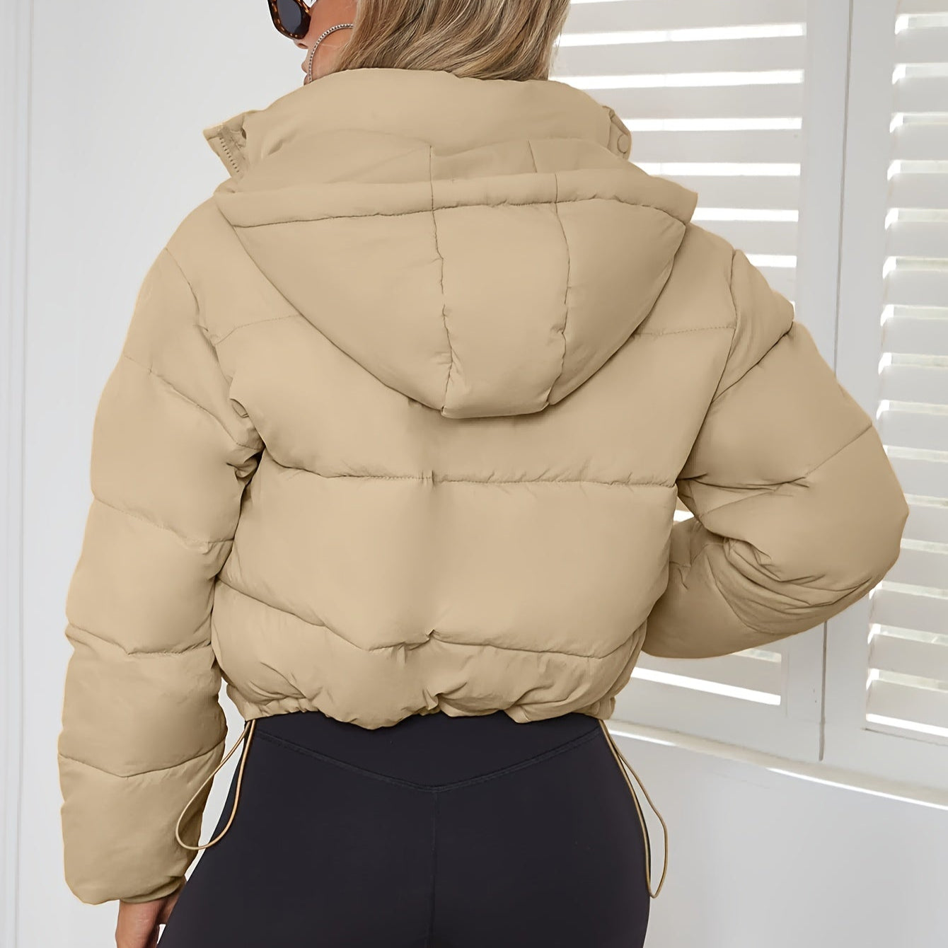 Women's - Short Transition Jacket with Hood - Lightweight & Stylish