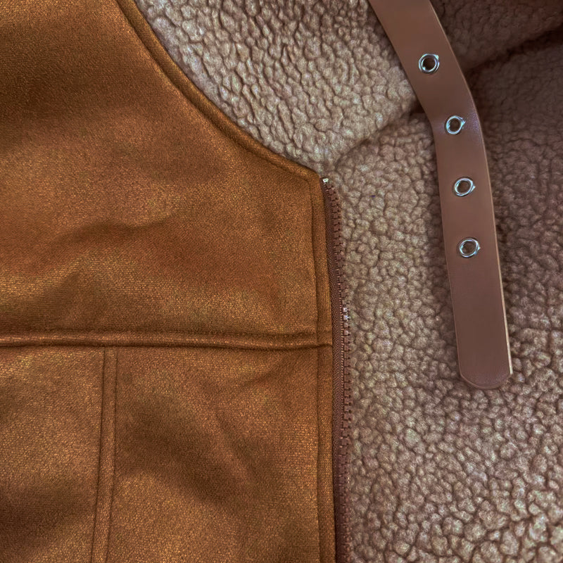 Men's - Warm Lambswool Thick Multi-Pocket Jacket for Winter Comfort