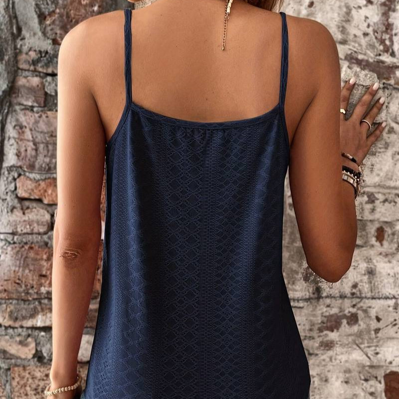 Women's - Casual Sleeveless Lace Blouse - Lightweight Summer Top - Stylish Everyday Wear for Women - Perfect for Warm Days