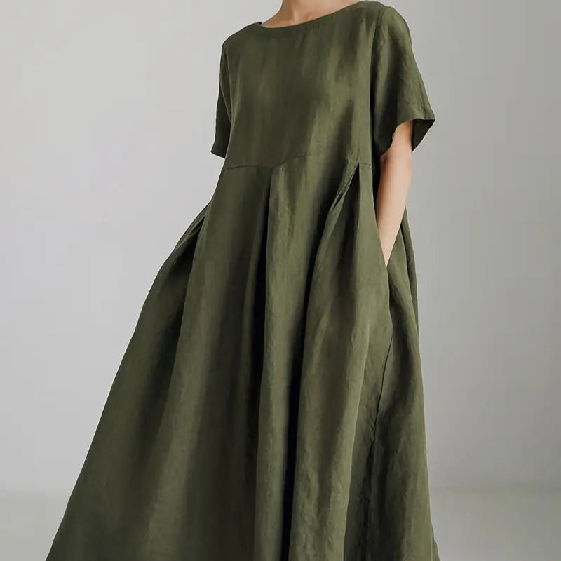 Women's - Elegant Dress - Lightweight Fabric - Ideal for Special Occasions - Timeless Style for Every Wardrobe