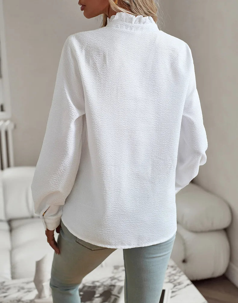 Women's - Elegant Blouse - Stylish and Versatile Top