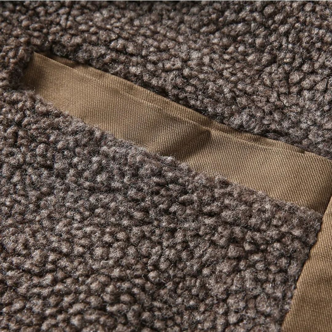 Men's - Jacket - Warm Wool-Lined - Stylish Winter Outerwear for Comfort