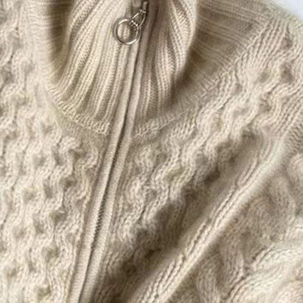 Women - Cardigan - Zip-Up - Cosy Knitwear