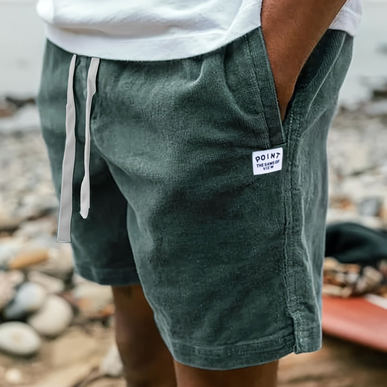 Men's - Corduroy Shorts - Stylish & Comfortable Summer Essential
