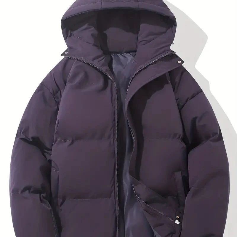 Men's - Winter Puffer Jacket - Warm & Stylish