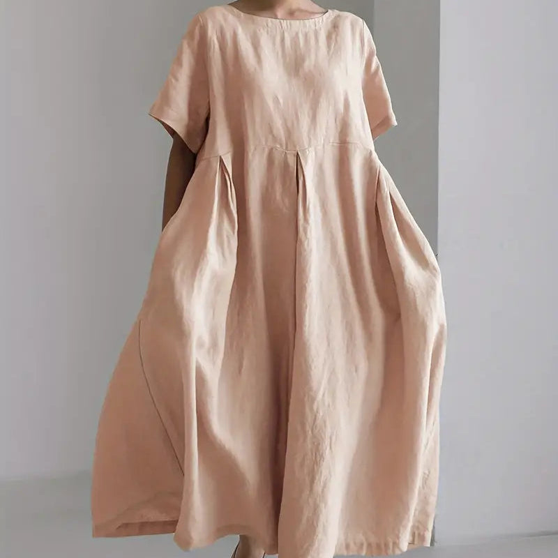 Women's - Elegant Dress - Lightweight Fabric - Ideal for Special Occasions - Timeless Style for Every Wardrobe