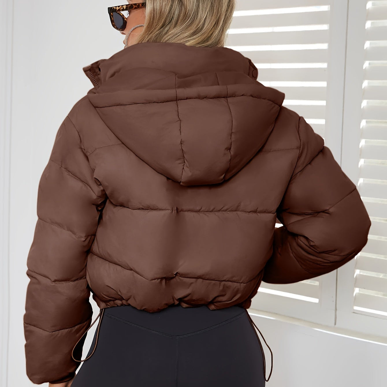 Women's - Short Transition Jacket with Hood - Lightweight & Stylish