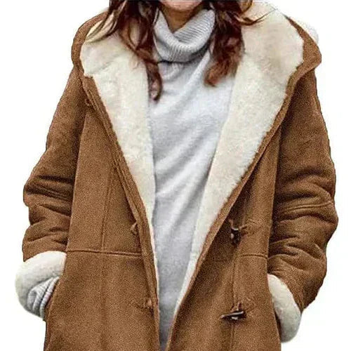 Women's – Hooded Coat – Fleece-Lined – Winter Outerwear