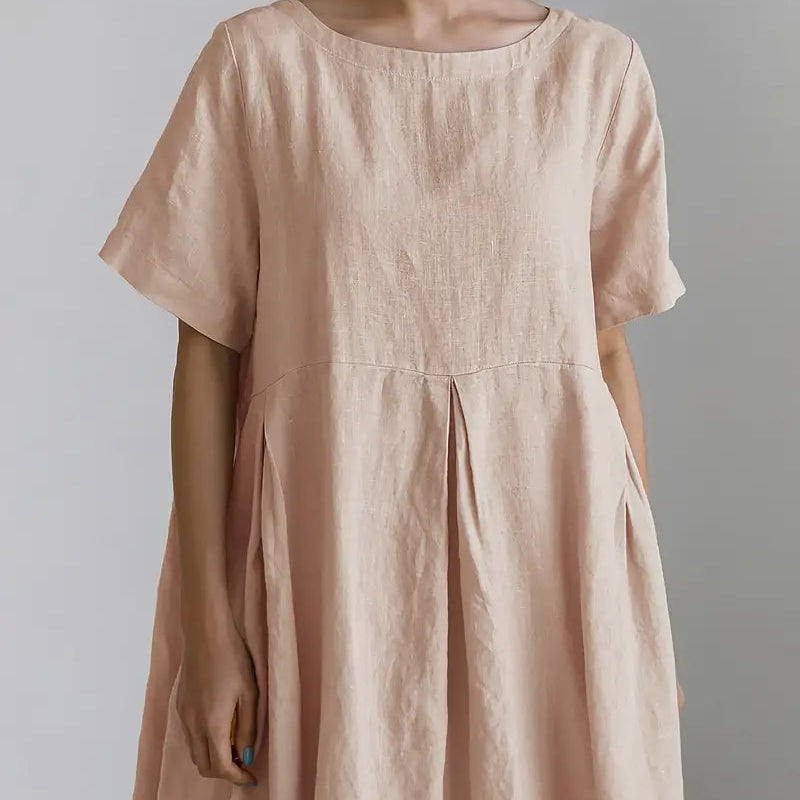 Women's - Elegant Dress - Lightweight Fabric - Ideal for Special Occasions - Timeless Style for Every Wardrobe
