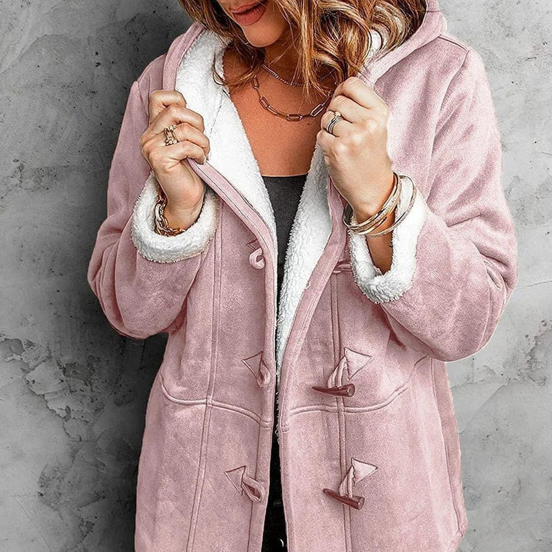 Women's – Hooded Coat – Fleece-Lined – Winter Outerwear
