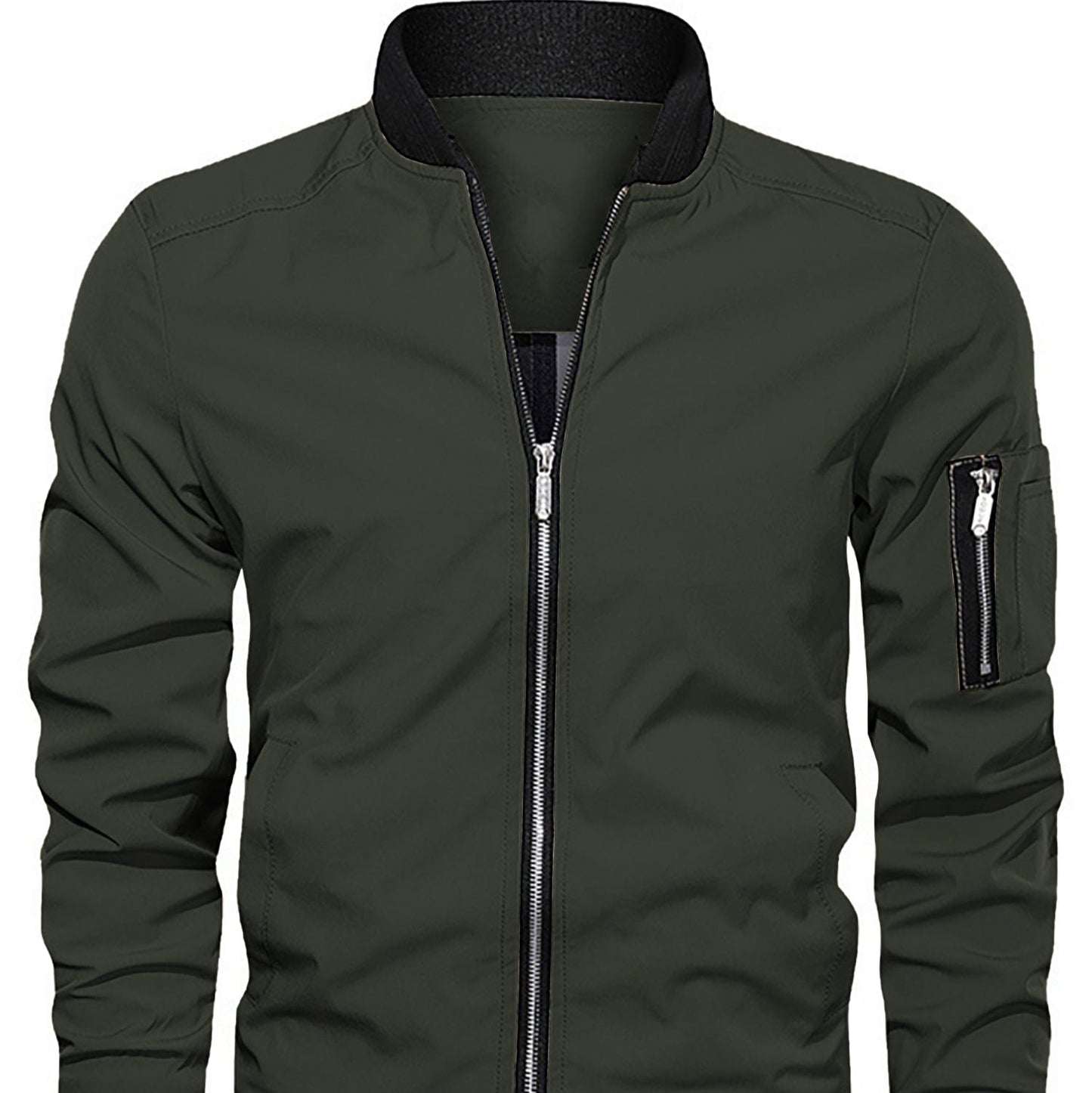 Men's - Stylish Bomber Jacket - 5 Unique Designs - Trendy Outerwear