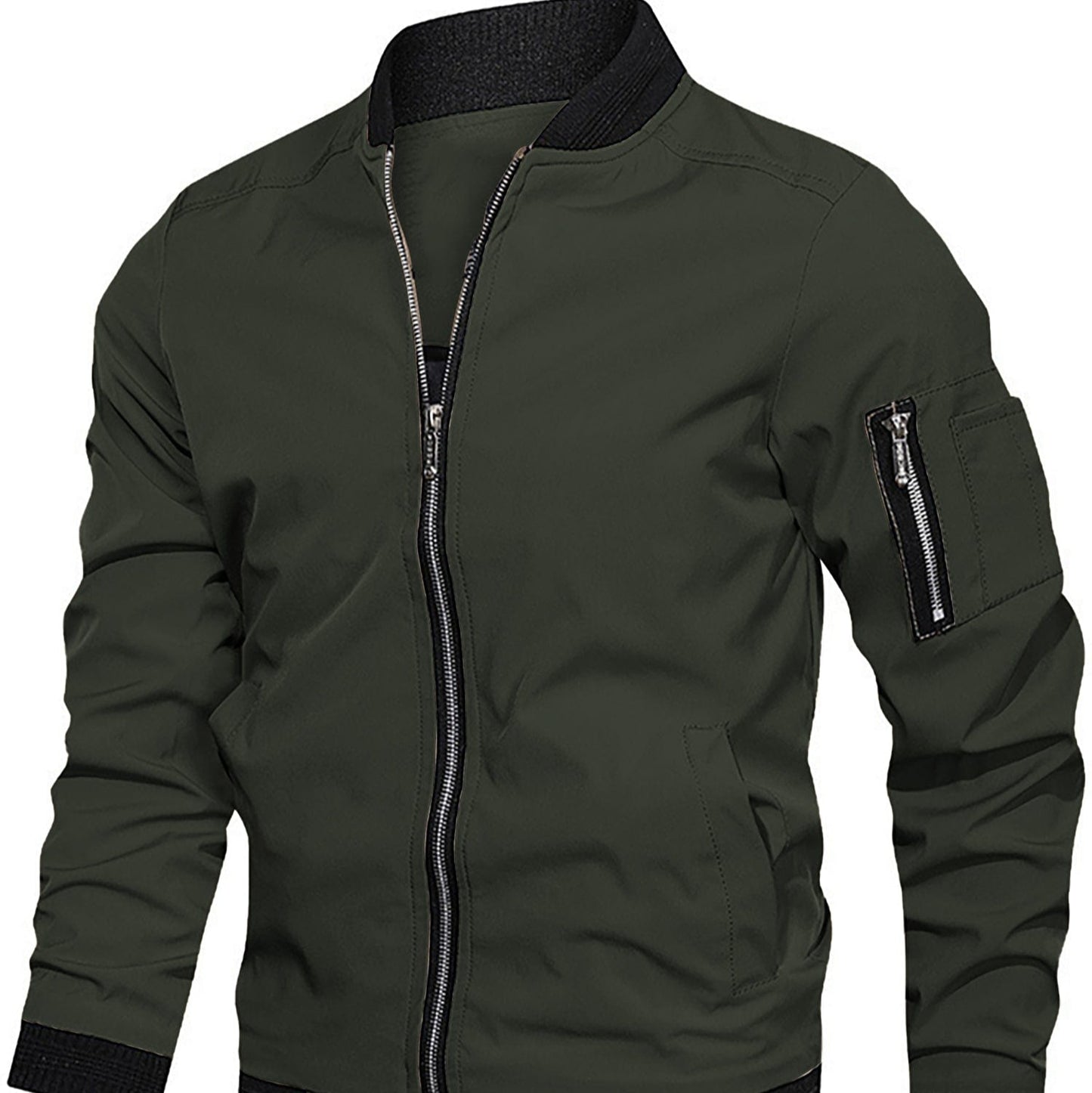 Men's - Stylish Bomber Jacket - 5 Unique Designs - Trendy Outerwear