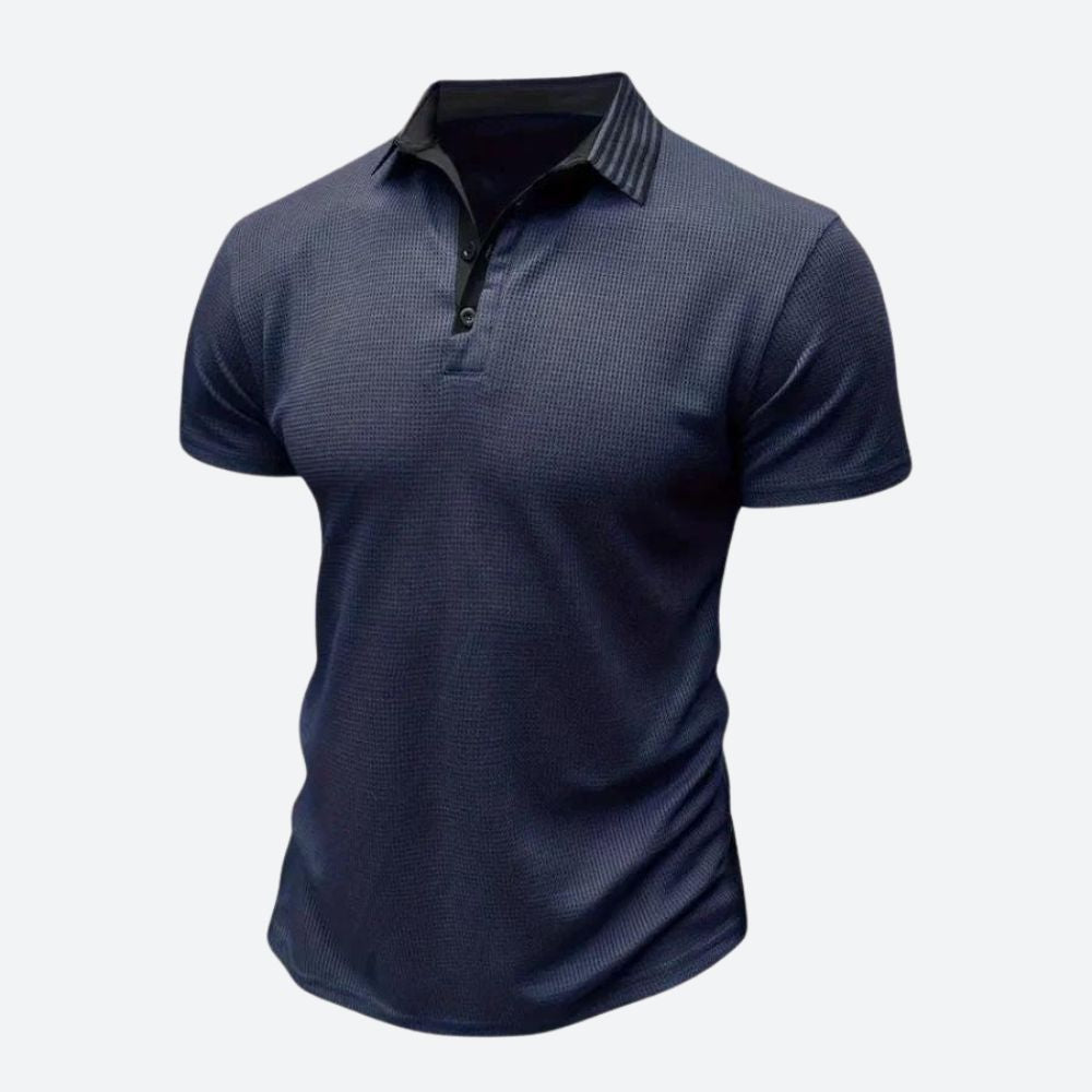 Men's - Stylish Casual Polo Shirt - Breathable Fabric