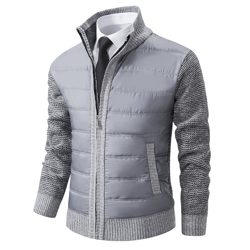 Men's - Winter Cardigan - Stylish Zip-Up Knitwear - Cosy & Warm
