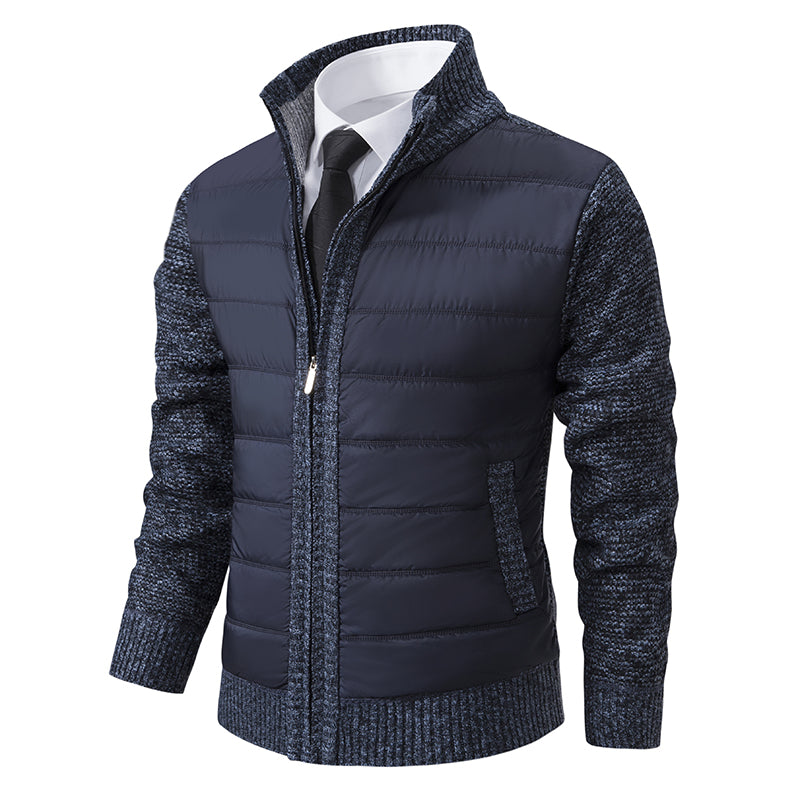 Men's - Winter Cardigan - Stylish Zip-Up Knitwear - Cosy & Warm