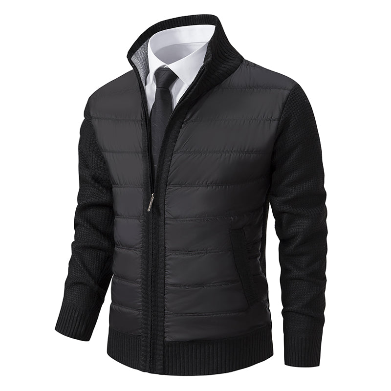 Men's - Winter Cardigan - Stylish Zip-Up Knitwear - Cosy & Warm