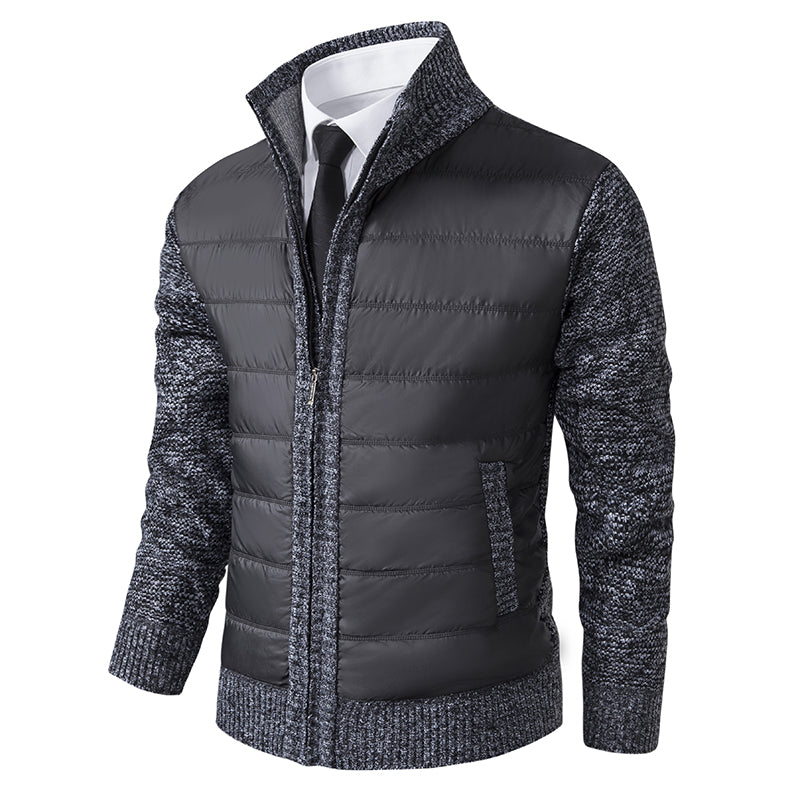 Men's - Winter Cardigan - Stylish Zip-Up Knitwear - Cosy & Warm